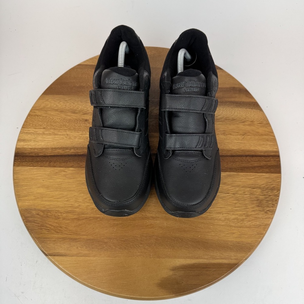 Mens New Balance 928v3 Black Leather Hook and Loop Sneakers Shoes Size 9.5 M GUC - Picture 4 of 8